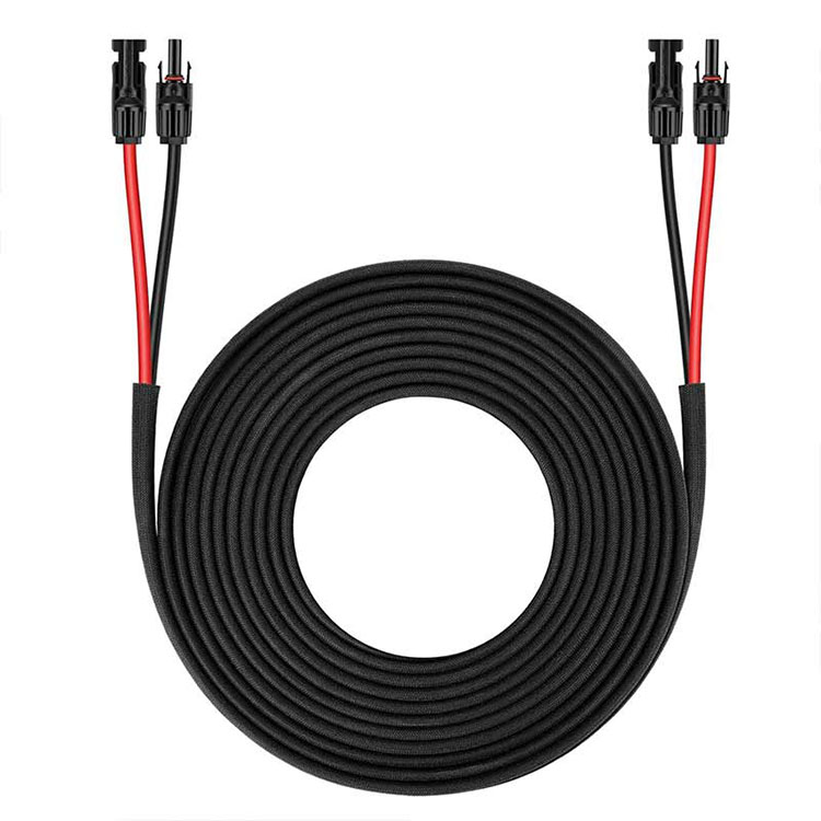 Kabllo zgjatuese e panelit diellor-25FT 10AWG(6mm2) Dyshe me tel të panelit diellor