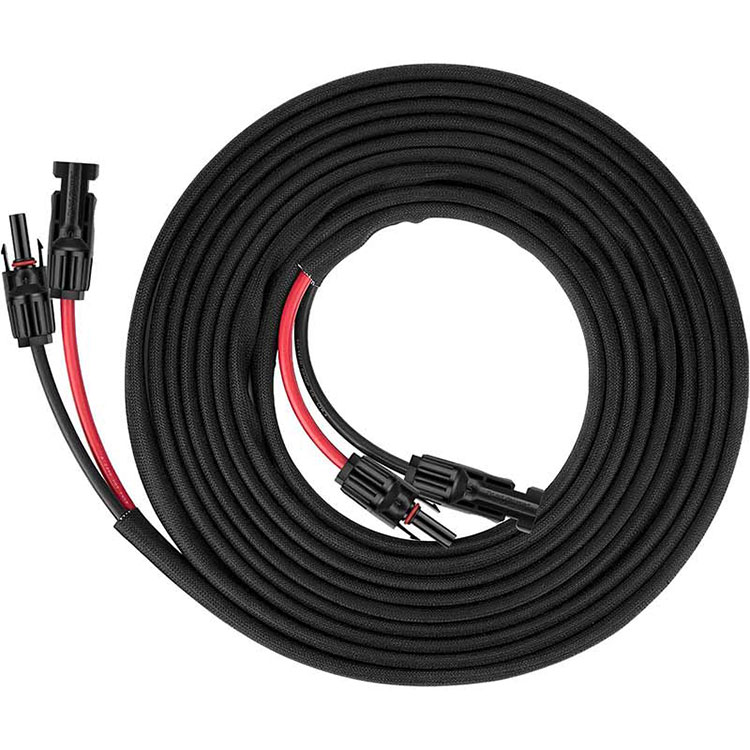 Kabllo zgjatuese e panelit diellor me dy tela - Kabllo zgjatuese diellore 30Ft 10AWG(6mm2)